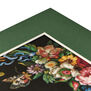 Micromosaic with birds, butterflies and fruit - 8 x 8" mounted print